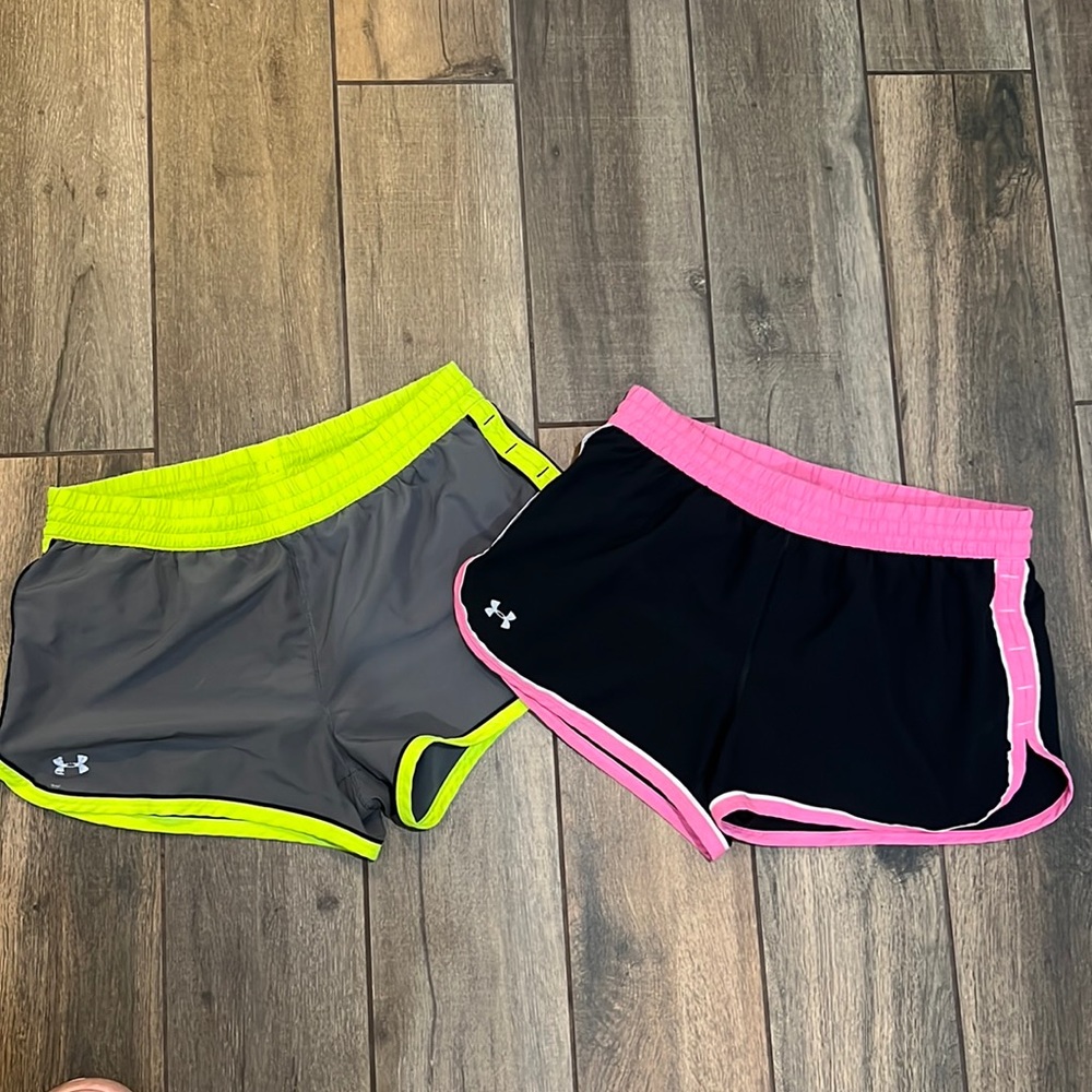 Two Under Armour workout shorts !